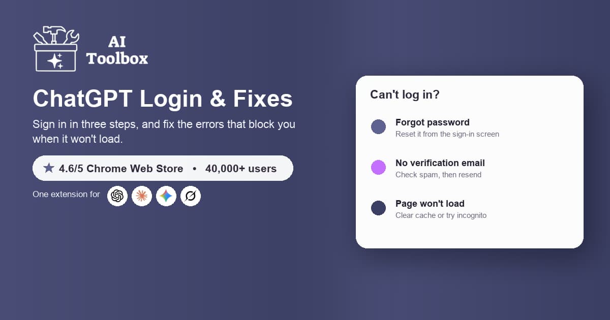 Clean modern ChatGPT login screen showing sign-in options with email, Google, Microsoft, and Apple SSO buttons highlighted