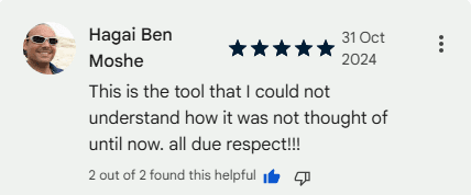 Customer review