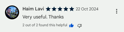 Customer review