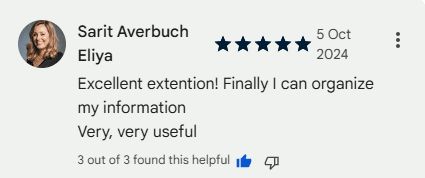 Customer review