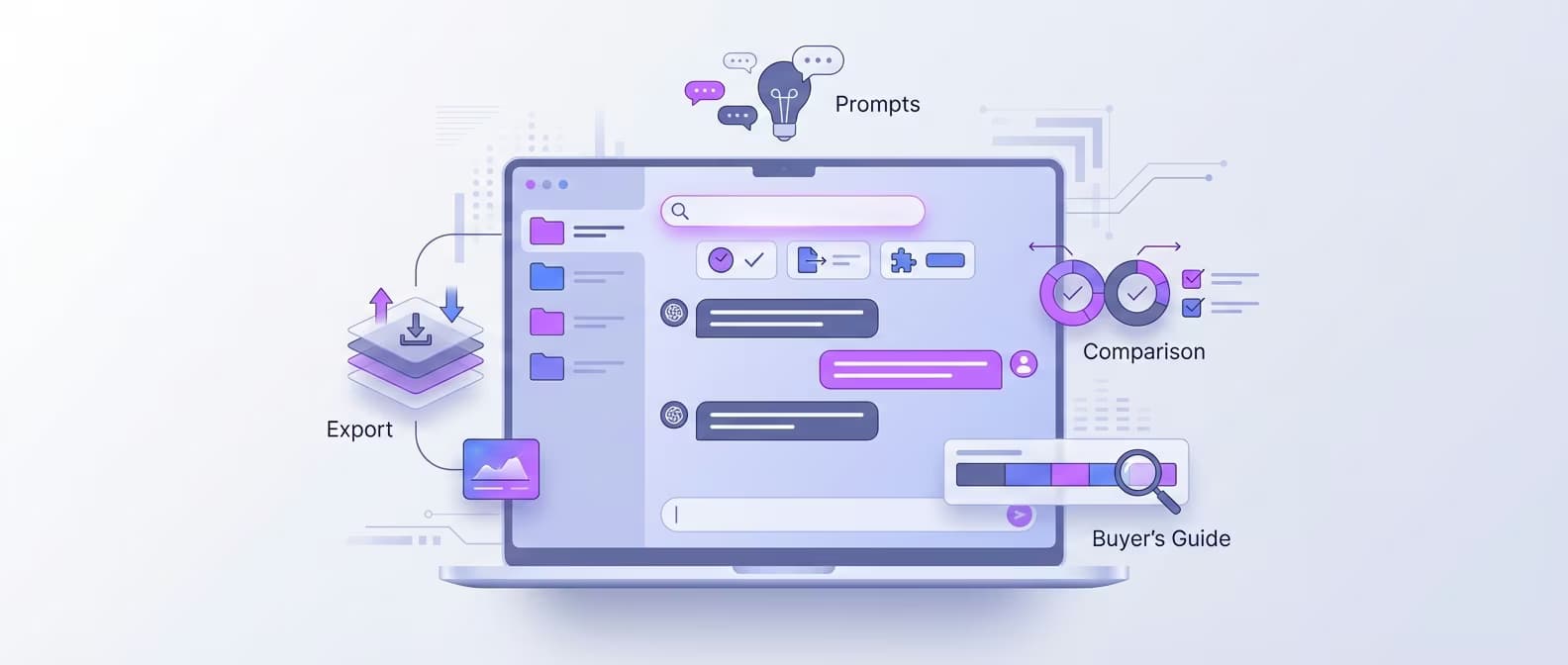 Feature comparison matrix of ChatGPT Chrome extensions