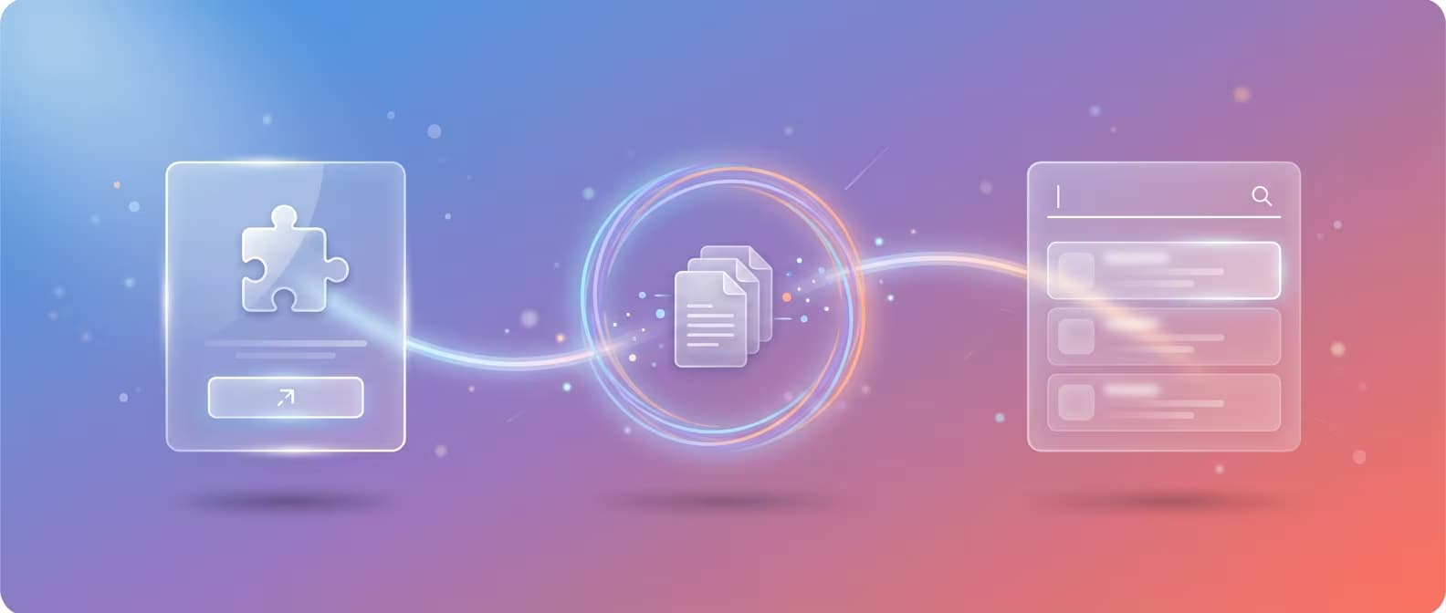 Gemini Toolbox install flow showing Chrome Web Store, first sync, and first search on gemini.google.com